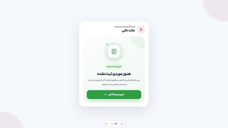 نمونه رابط برای حالت حالت خالی